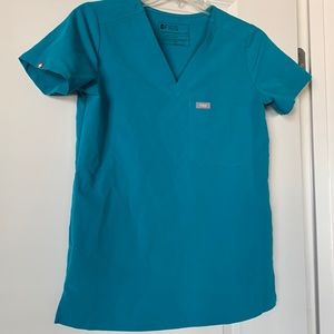 FIGS XXS teal top